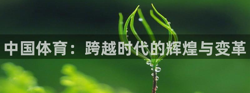 3377体育官方平台体育：中国体育：跨越时代的辉煌与